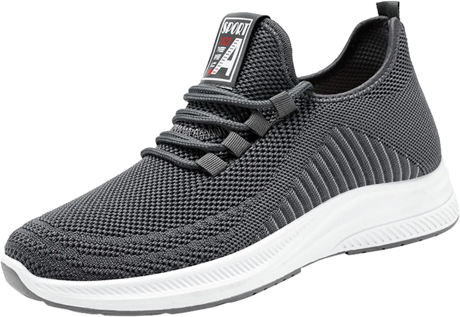 Men's Sneakers Mens Black Sneakers Breathable Mesh Fashion Wide Toe Box Sneaker Lightweight Breathable Mesh Slide Shoe Work Shoes Men Shoe