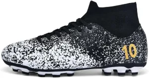 Men's Soccer Cleats Professional Football Boots High-Top Comfortable Breathable Outdoor Indoor Athletic Futsal Training Sneaker