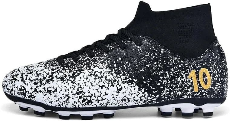 Men's Soccer Cleats Professional Football Boots High-Top Comfortable Breathable Outdoor Indoor Athletic Futsal Training Sneaker