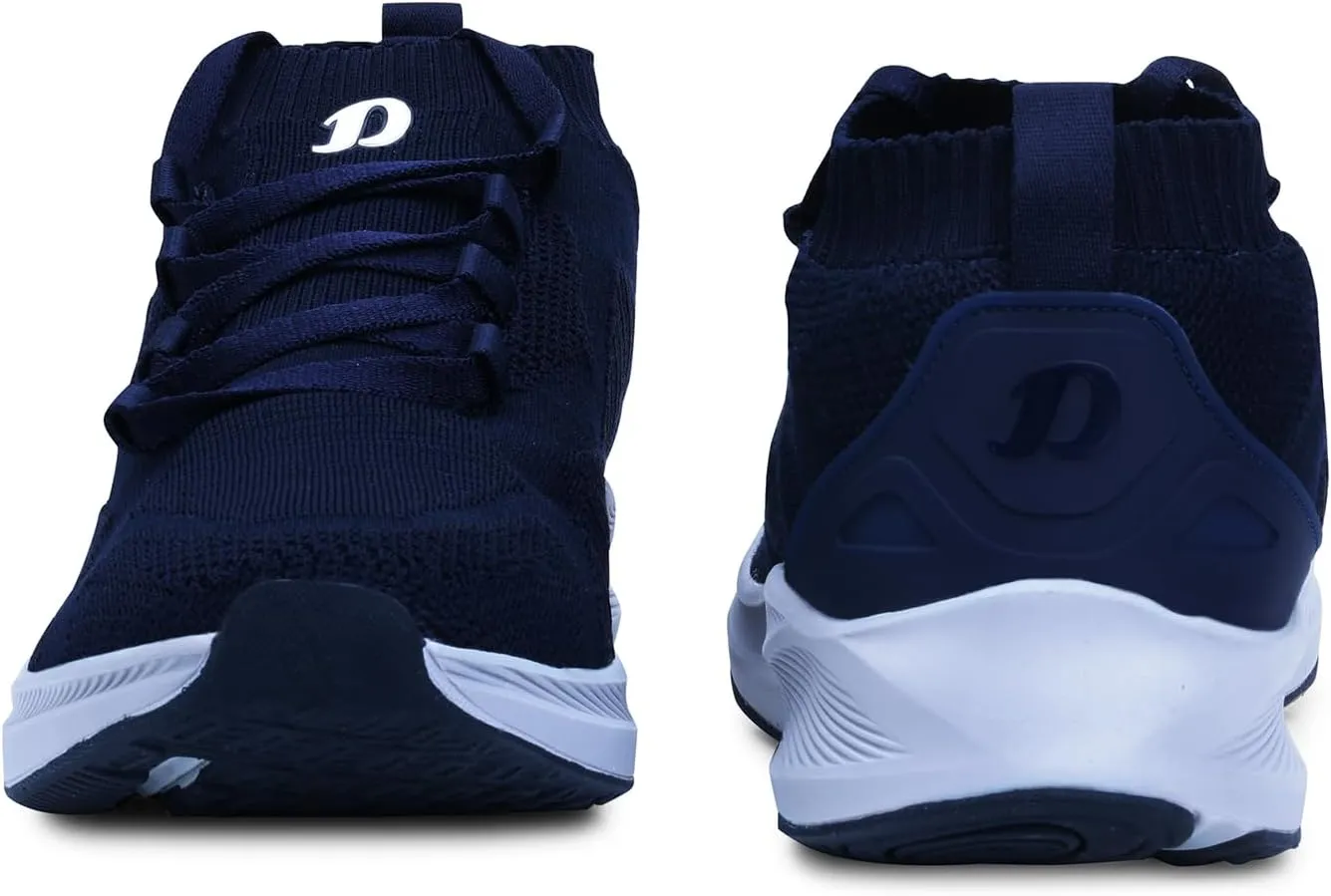 Men's Sports Shoes with Memory Foam Cushioned Insole| Running Walking Gym Training Jogging Athletics| Comfortable & Stylish| Casual & Lightweight| Slipon Sneaker Gent's Boy's D-2007