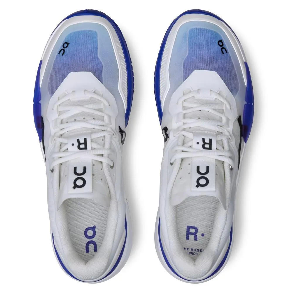 Men's THE ROGER Pro 2 Tennis Shoes White and Indigo