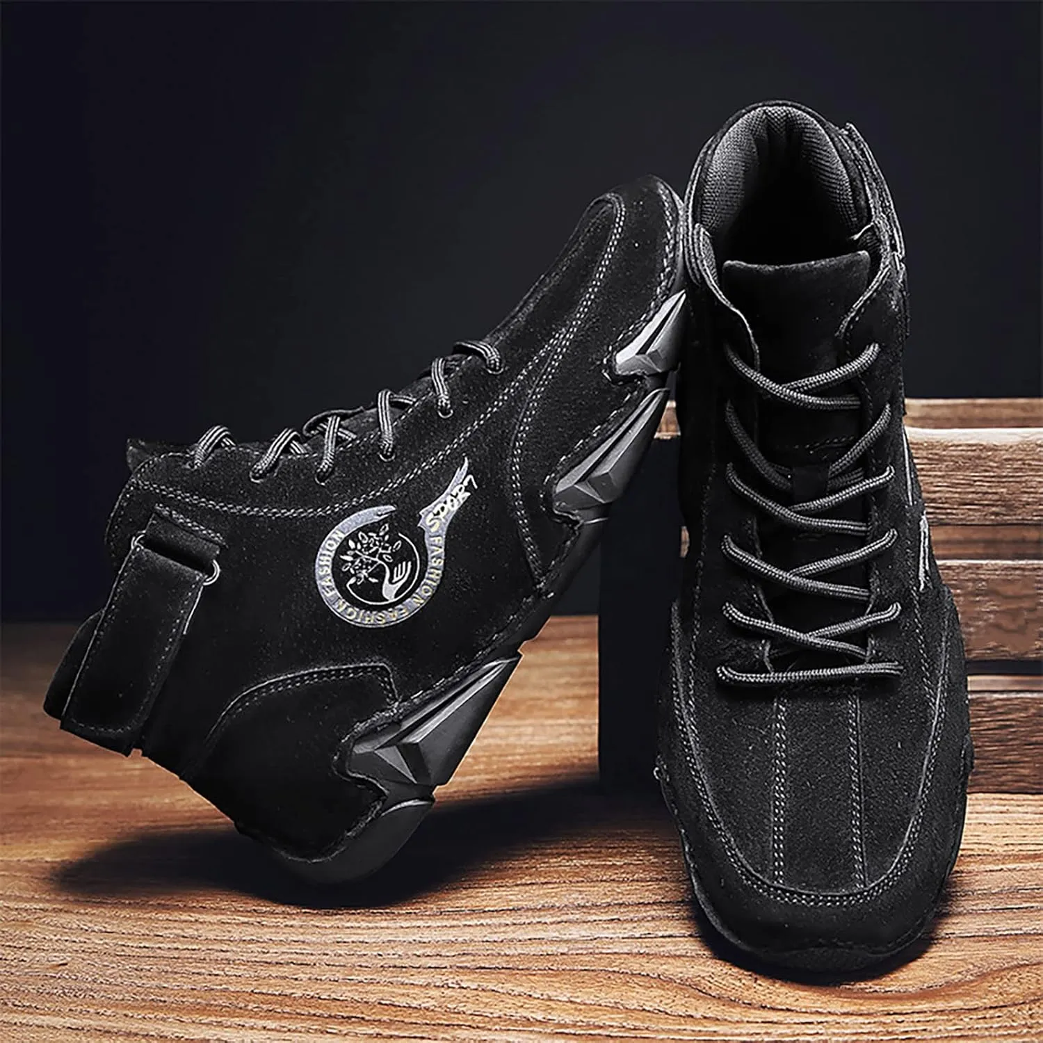 Men's Walking Shoes White Leather Sneakers Men Mens Comfortable Casual Walking Tennis Shoes Slip on Shoes Men
