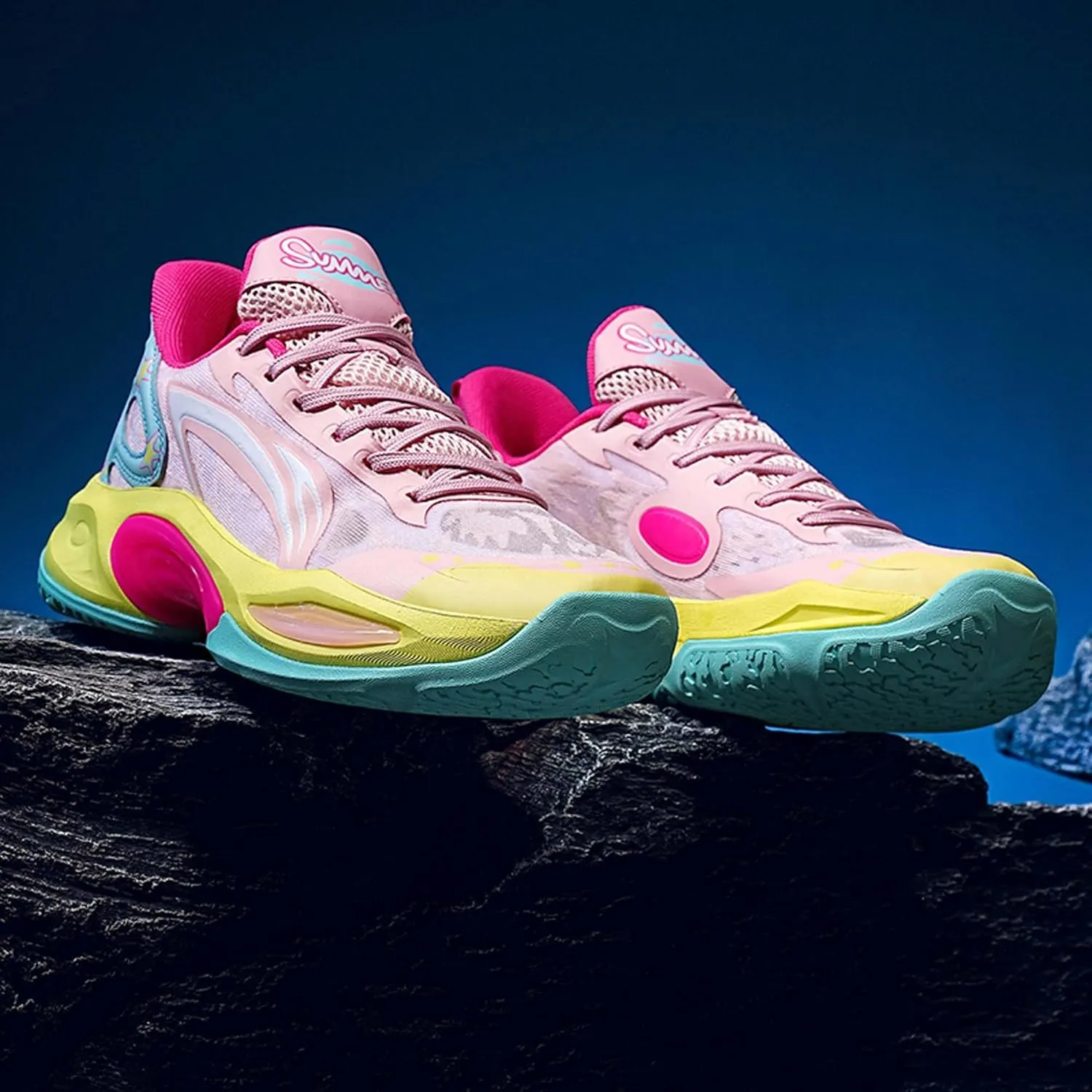 Men's Women's Fashion Sports Basketball Shoes Teenagers Indoor and Outdoor Non-slip Cushioning Training Running Shoes Arch Support Casual Walking Shoes Outdoor Sports Shoes