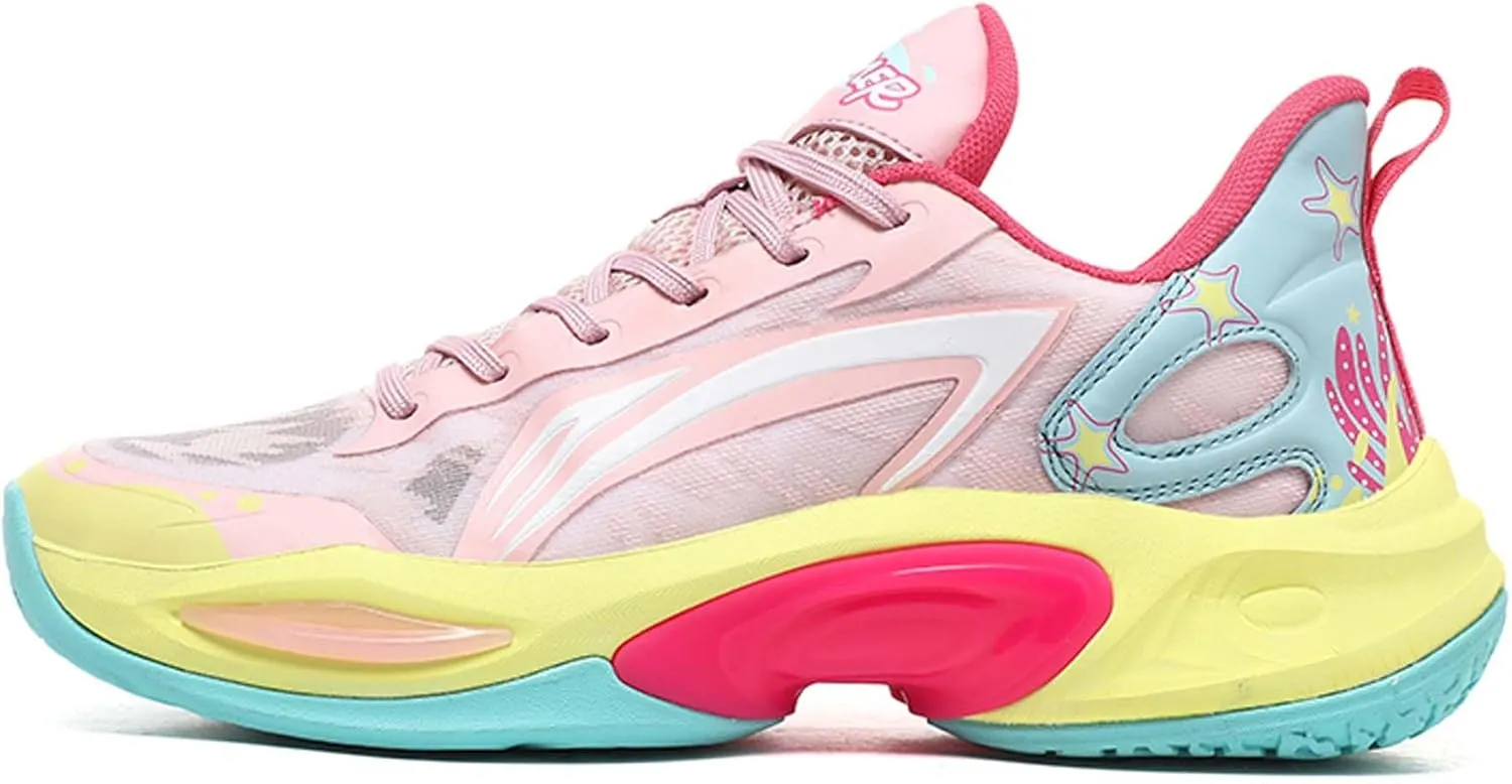Men's Women's Fashion Sports Basketball Shoes Teenagers Indoor and Outdoor Non-slip Cushioning Training Running Shoes Arch Support Casual Walking Shoes Outdoor Sports Shoes