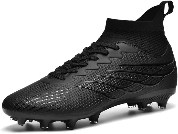 Men's Womens Turf Trainer Soccer Sport Flexible Athletic Lace Up Light Weight Outdoor Cleats Football Soccer Shoes