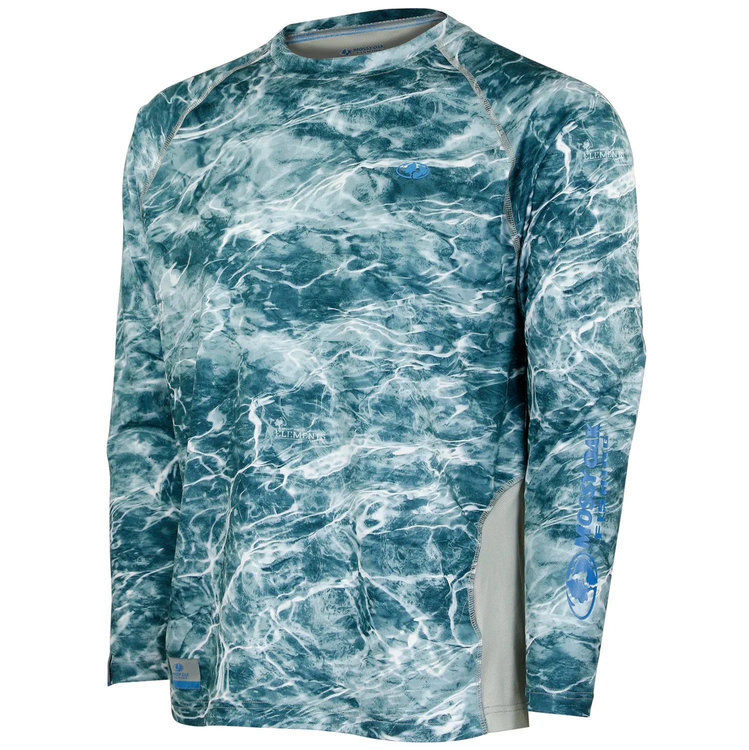 Mossy Oak Men's Long Sleeve Coolcore Fishing Shirt