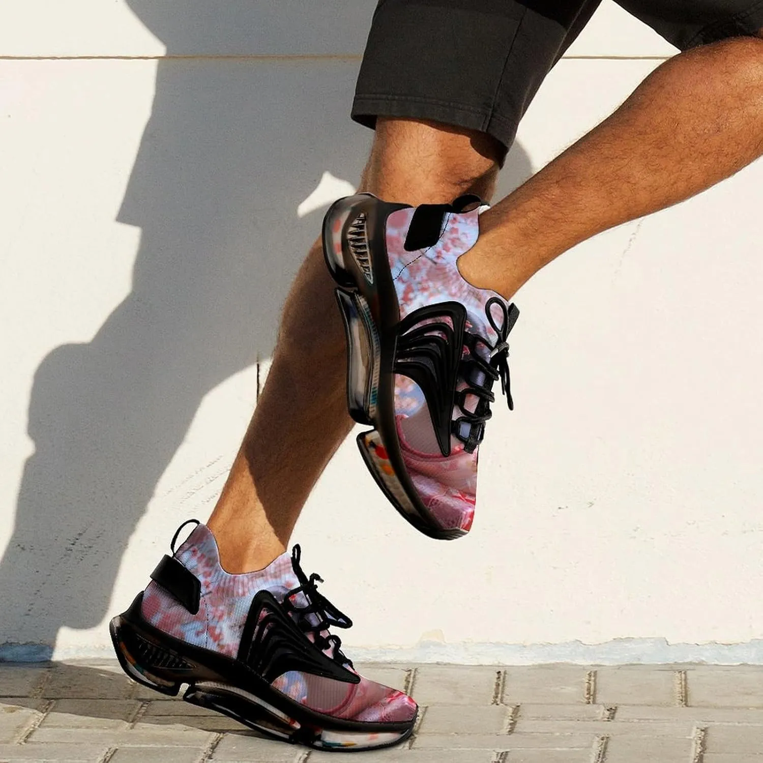 Mount Fuji Cherry Geisha Japanese Men's Running Shoes Lightweight Walking Shoe Breathable Sneaker