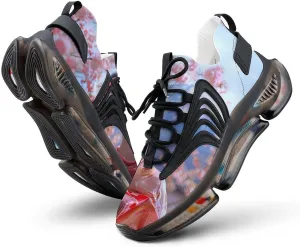 Mount Fuji Cherry Geisha Japanese Men's Running Shoes Lightweight Walking Shoe Breathable Sneaker