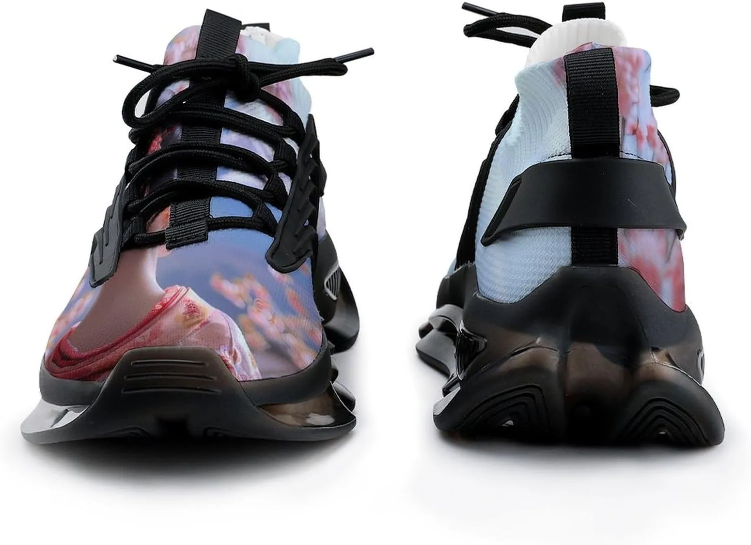 Mount Fuji Cherry Geisha Japanese Men's Running Shoes Lightweight Walking Shoe Breathable Sneaker