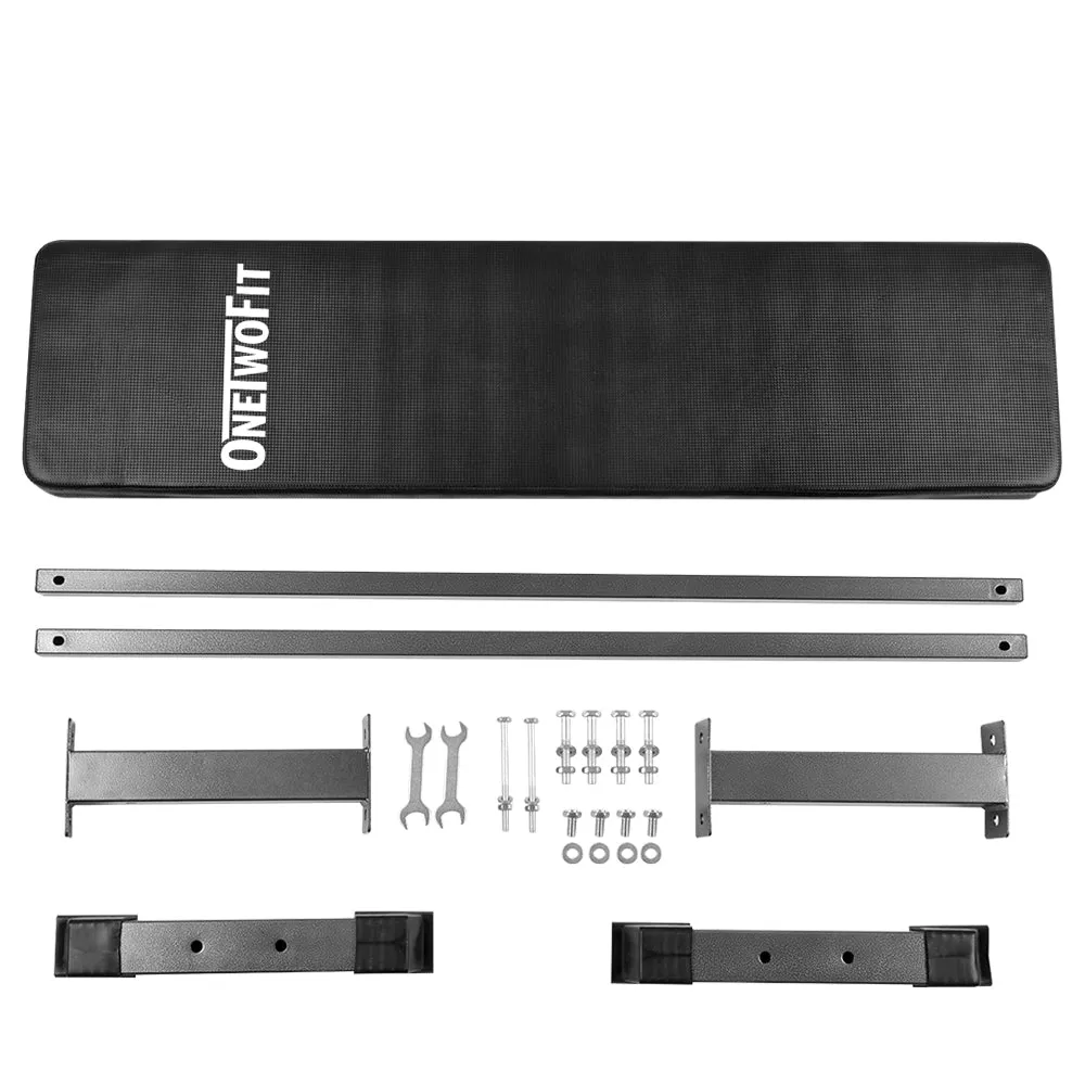Multiuse Flat Weight Bench With Weightlifting With Dumbbell Rack OT070