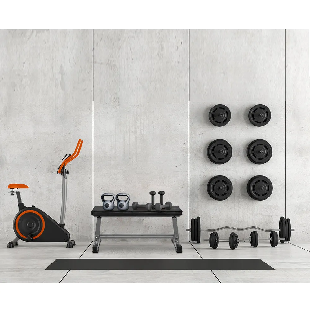 Multiuse Flat Weight Bench With Weightlifting With Dumbbell Rack OT070