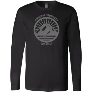 Natural Strength CrossFit - 100 - 02 Wilderness Gray 3501 - Men's Long Sleeve T-Shirt