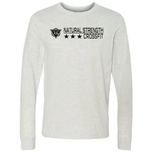 Natural Strength CrossFit - 100 - 3 Star One Color 3501 - Men's Long Sleeve T-Shirt