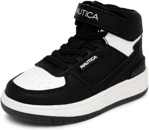Nautica Kids High Top Basketball Sneakers  Toddler/Little Kid Fashion Boots, Comfortable Athletic Walking Shoes for Boys and Girls