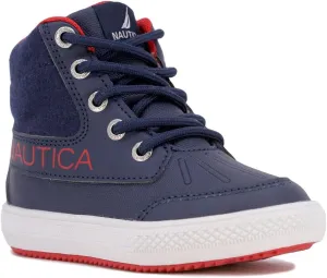 Nautica Kids High Top Basketball Sneakers  Toddler/Little Kid Fashion Boots, Comfortable Athletic Walking Shoes for Boys and Girls