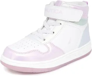 Nautica Kids High Top Basketball Sneakers  Toddler/Little Kid Fashion Boots, Comfortable Athletic Walking Shoes for Boys and Girls