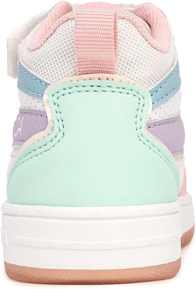 Nautica Kids High Top Basketball Sneakers  Toddler/Little Kid Fashion Boots, Comfortable Athletic Walking Shoes for Boys and Girls