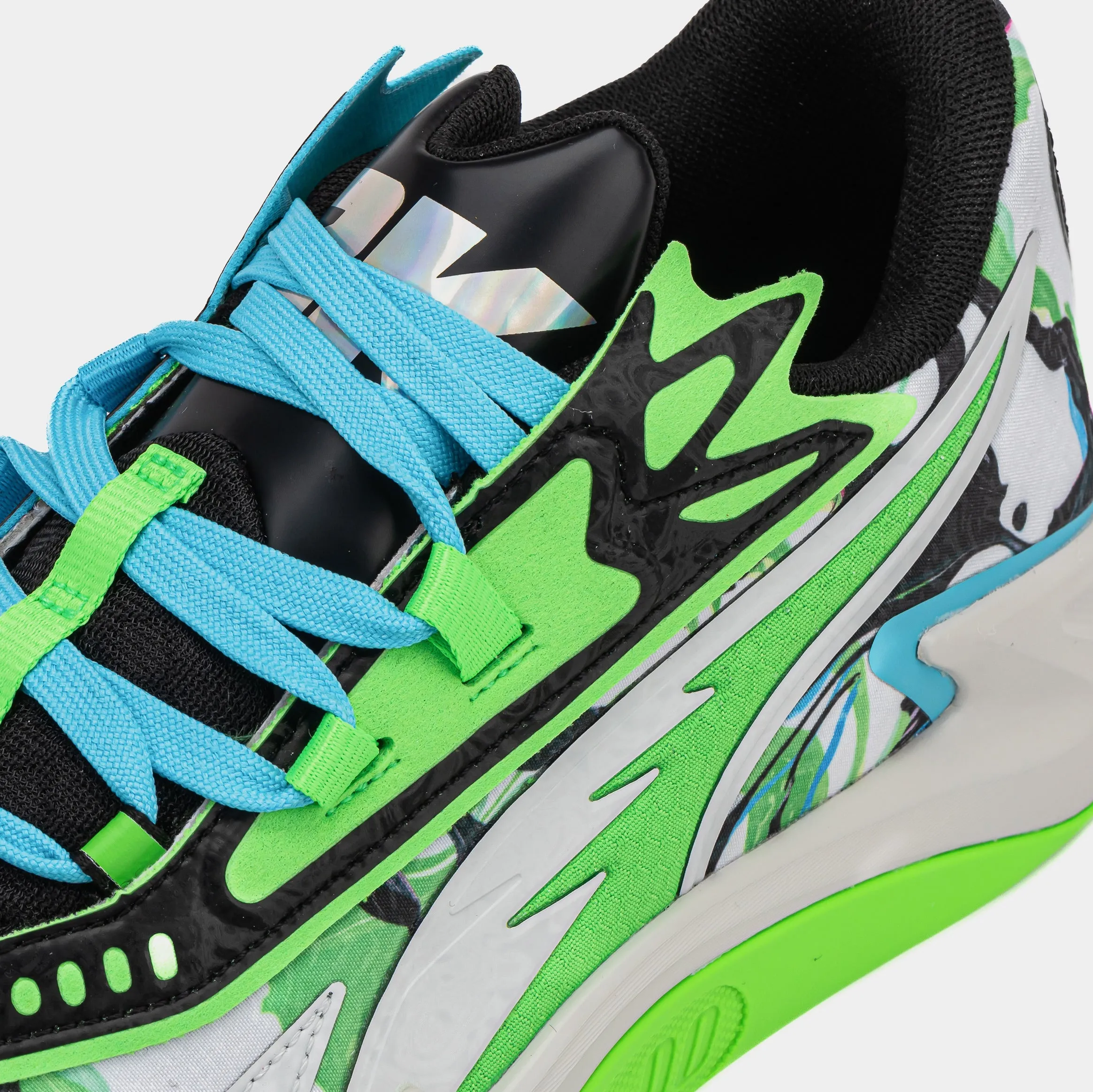NBA 2k x Scoot Zeros 2 Mens Basketball Shoes (Bright Aqua/Feather Grey)