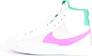 Nike Blazer Mid '77 Big Kids Casual Skate Shoes Da4086-002 (White/Stadium Green/Picante Red/Fuchsia Dream, us_Footwear_Size_System, Big_Kid, Numeric, Medium, Numeric_7)