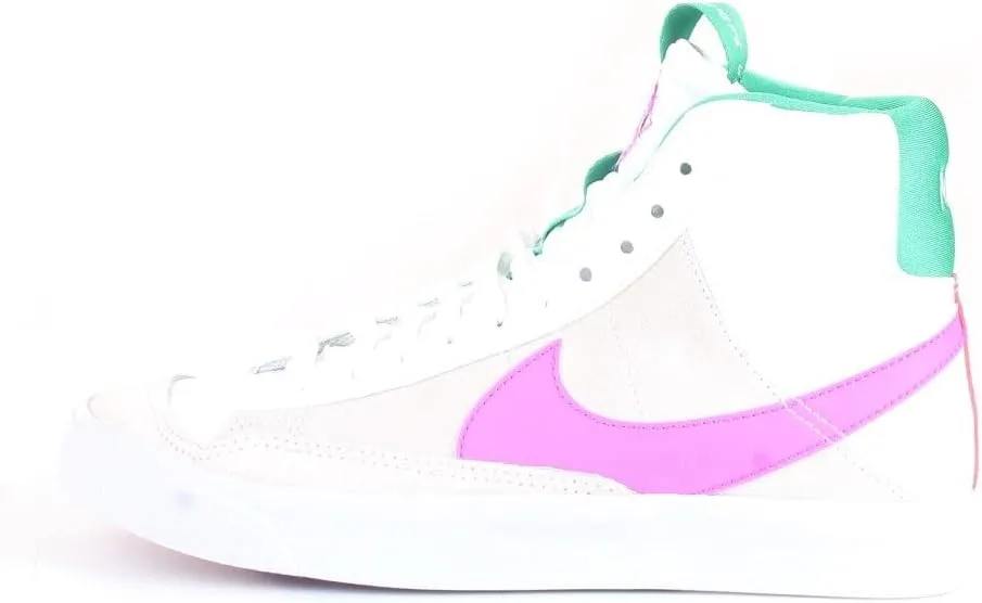Nike Blazer Mid '77 Big Kids Casual Skate Shoes Da4086-002 (White/Stadium Green/Picante Red/Fuchsia Dream, us_Footwear_Size_System, Big_Kid, Numeric, Medium, Numeric_7)