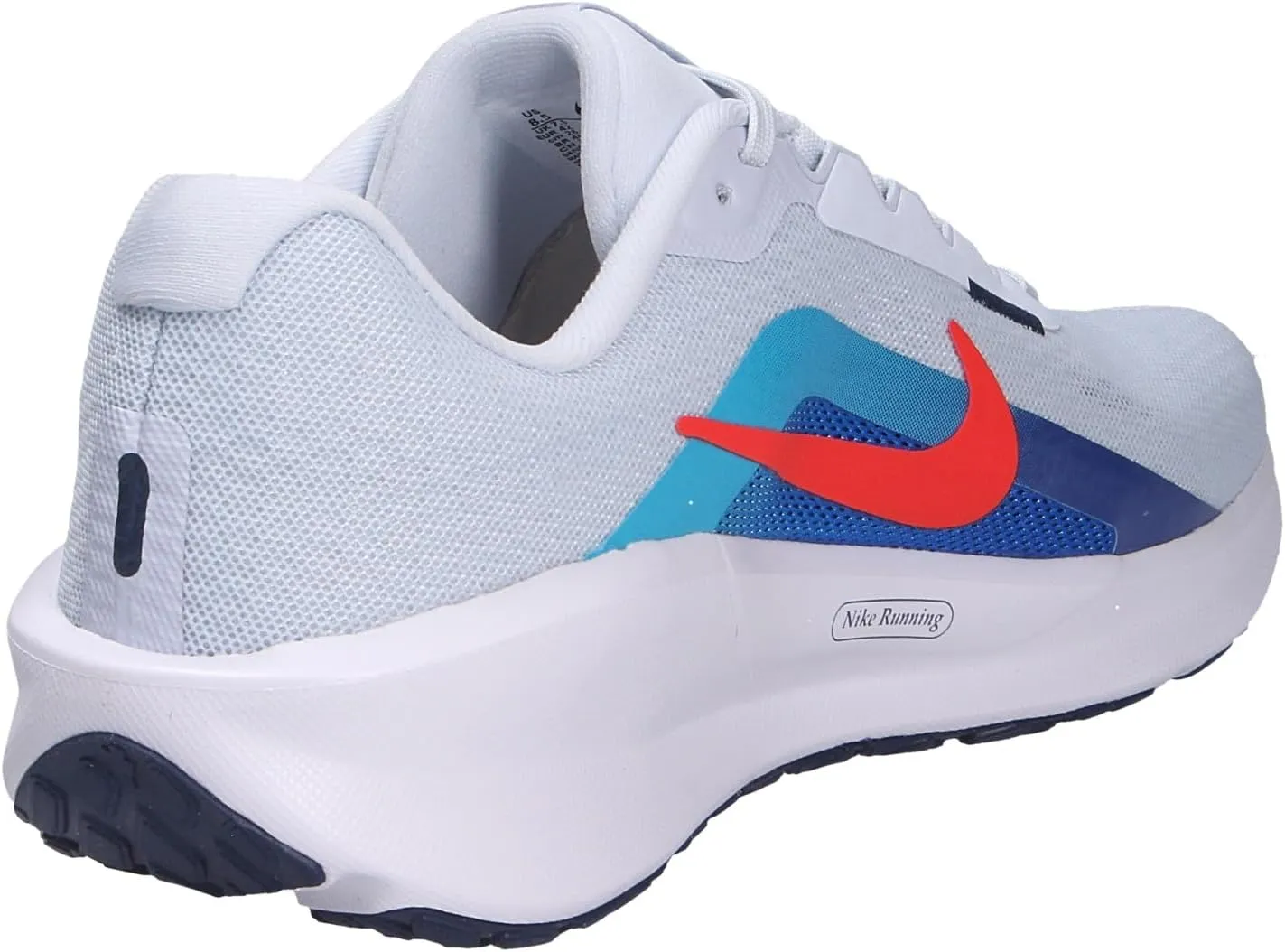 Nike Downshifter 13 Men's Road Running Shoes (FD6454-012, Football Grey/Deep Night/Blue Lightning/Bright Crimson)