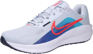 Nike Downshifter 13 Men's Road Running Shoes (FD6454-012, Football Grey/Deep Night/Blue Lightning/Bright Crimson)