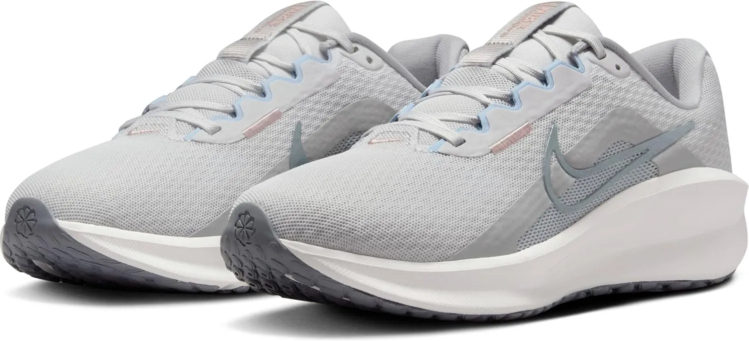 Nike Downshifter 13 Women's Road Running Shoes (FD6476-006, Photon Dust/Light Smoke Grey)
