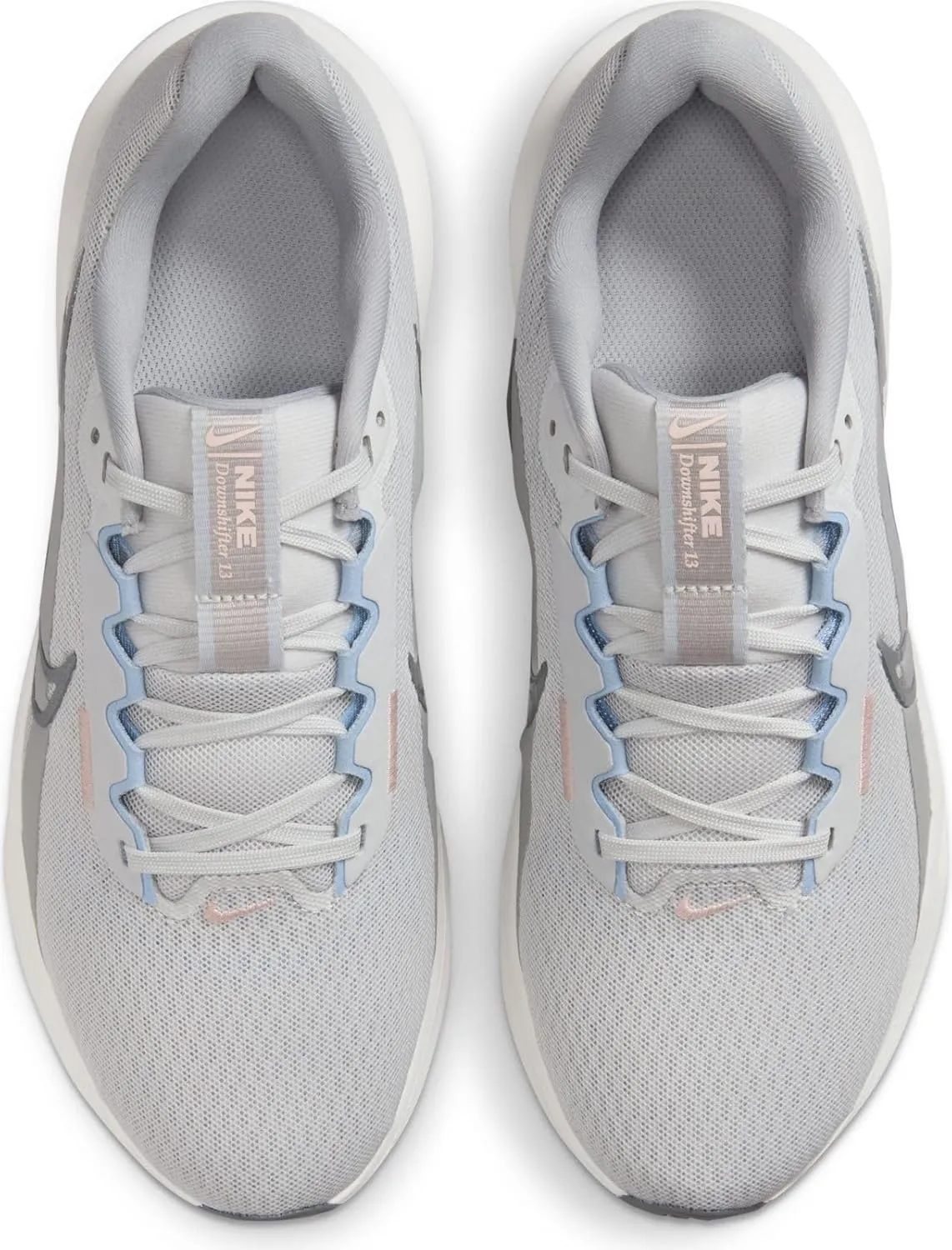Nike Downshifter 13 Women's Road Running Shoes (FD6476-006, Photon Dust/Light Smoke Grey)