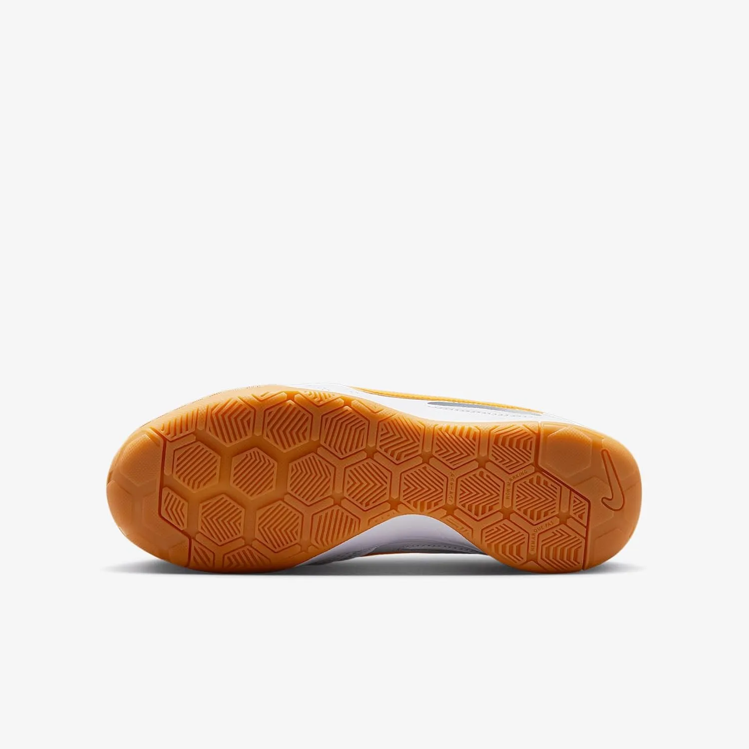 Nike Gato Big Kids' Shoes (HV9596-100, White/Gum Yellow/University Gold)