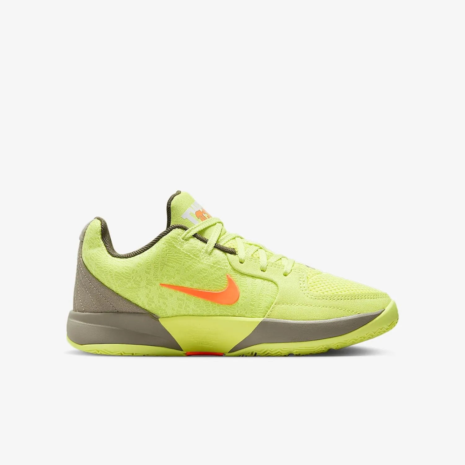 Nike Ja 2 'Big Kids' Basketball Shoes (FV5633-700, Light Lemon Twist/Light Army/Cargo Khaki/Total Orange)