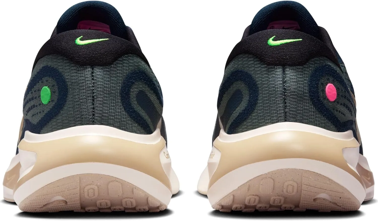 Nike Journey Run Men's Road Running Shoes (FN0228-403, Armory Navy/Green Strike/Pale Ivory/Desert Khaki)