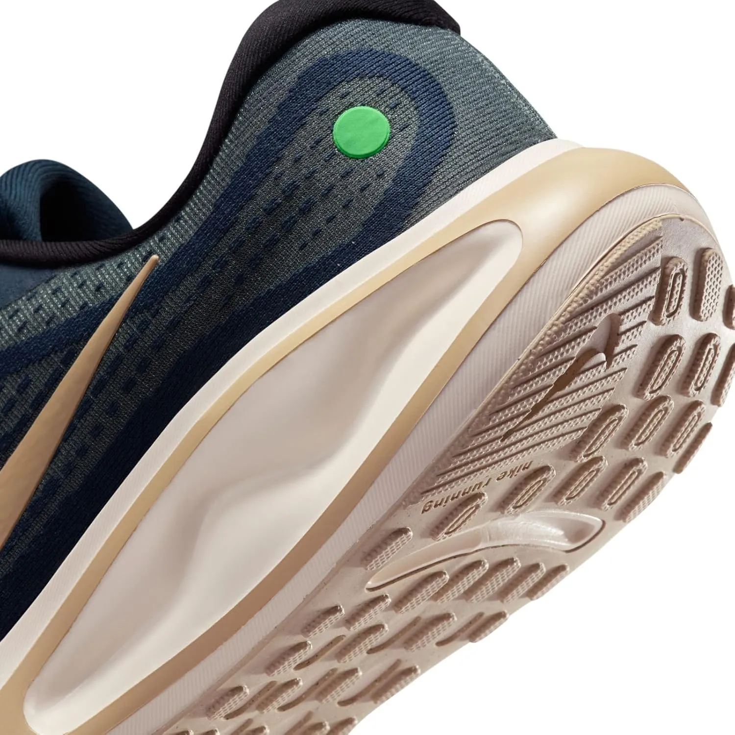 Nike Journey Run Men's Road Running Shoes (FN0228-403, Armory Navy/Green Strike/Pale Ivory/Desert Khaki)