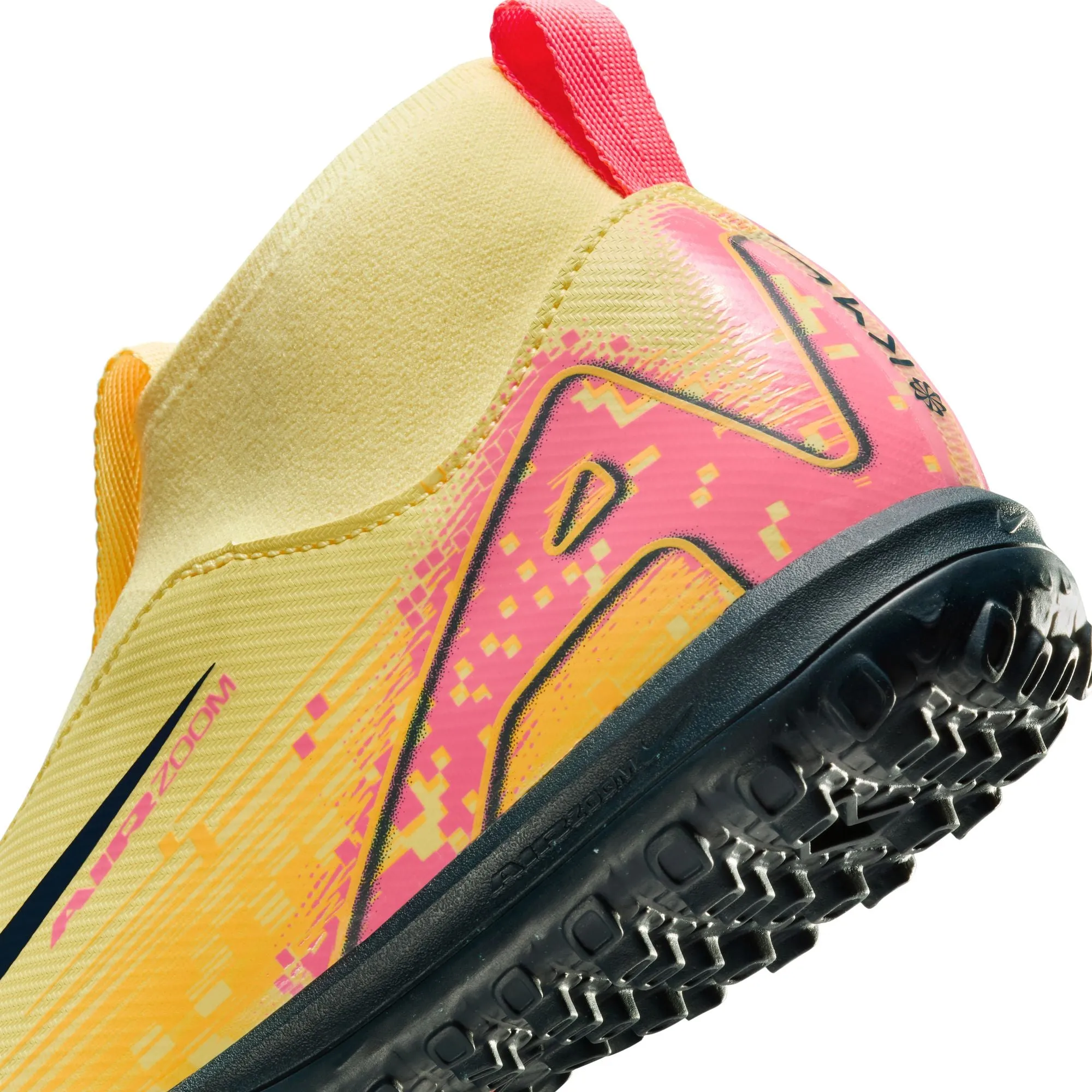 Nike Junior Superfly 10 Academy KM TF Soccer Shoes-LT Laser Orange/Armory Navy
