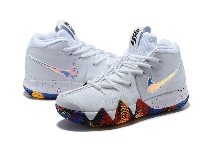 Nike Kyrie 4 "NCAA TOURNAMENT" White Men Basketball Shoes !!! CYBER MONDAY SALE !!!