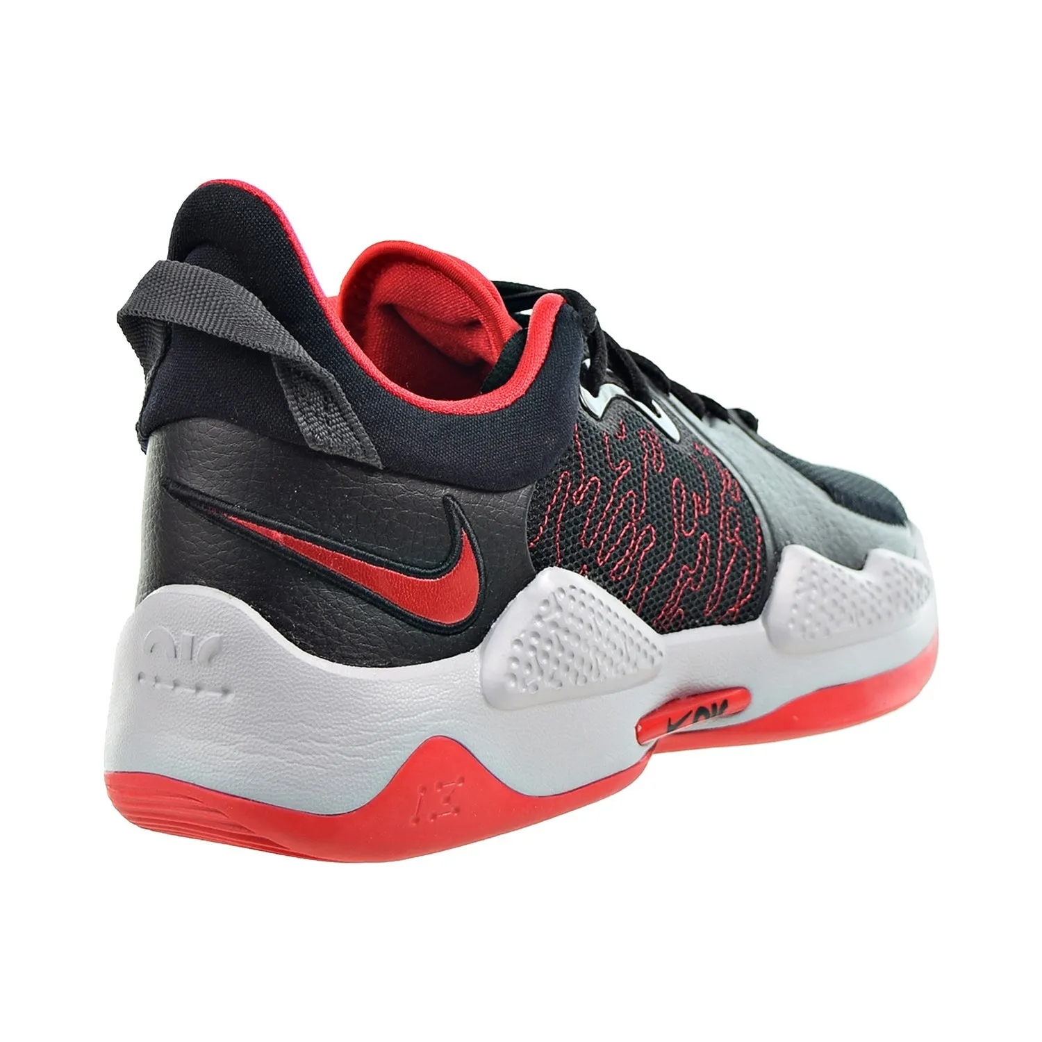 Nike PG 5 Men's Basketball Shoes Black-University Red-White