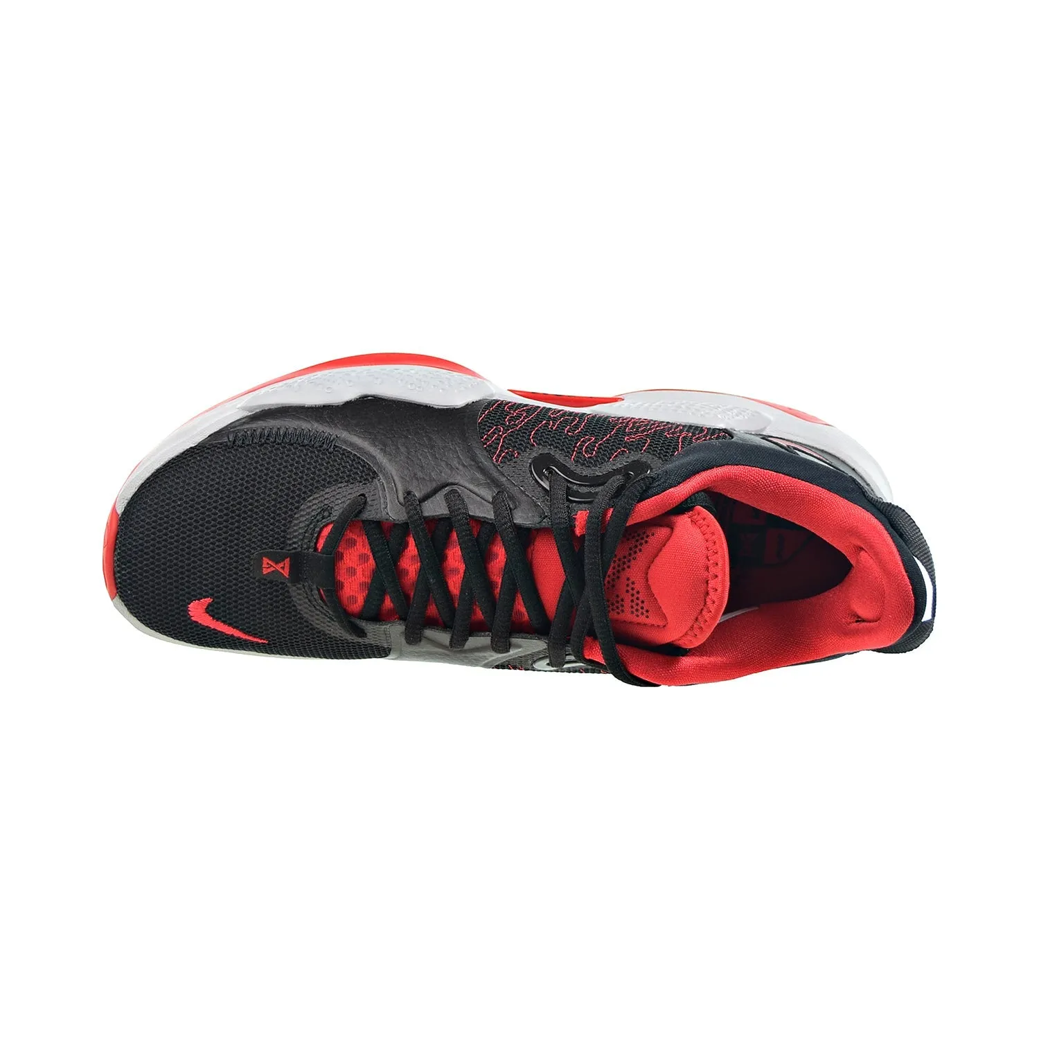 Nike PG 5 Men's Basketball Shoes Black-University Red-White