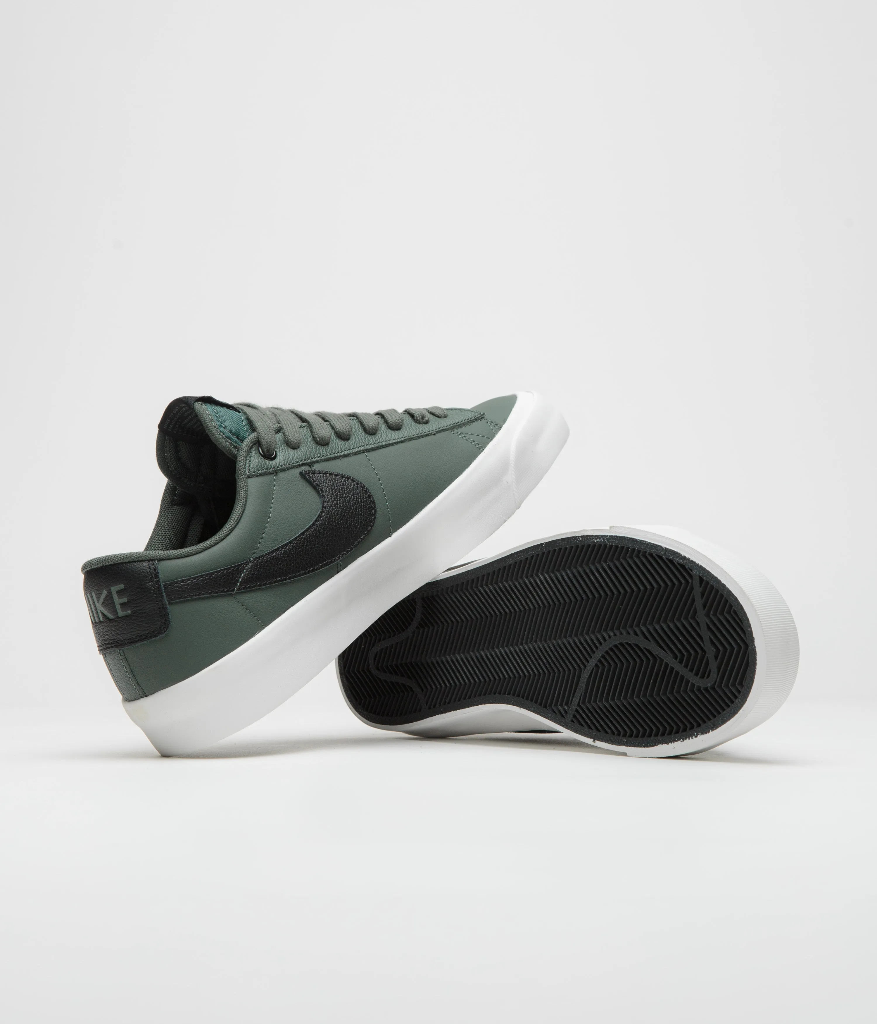 Nike SB Blazer Low Pro GT Shoes - Vintage Green / Black - Vintage Green
