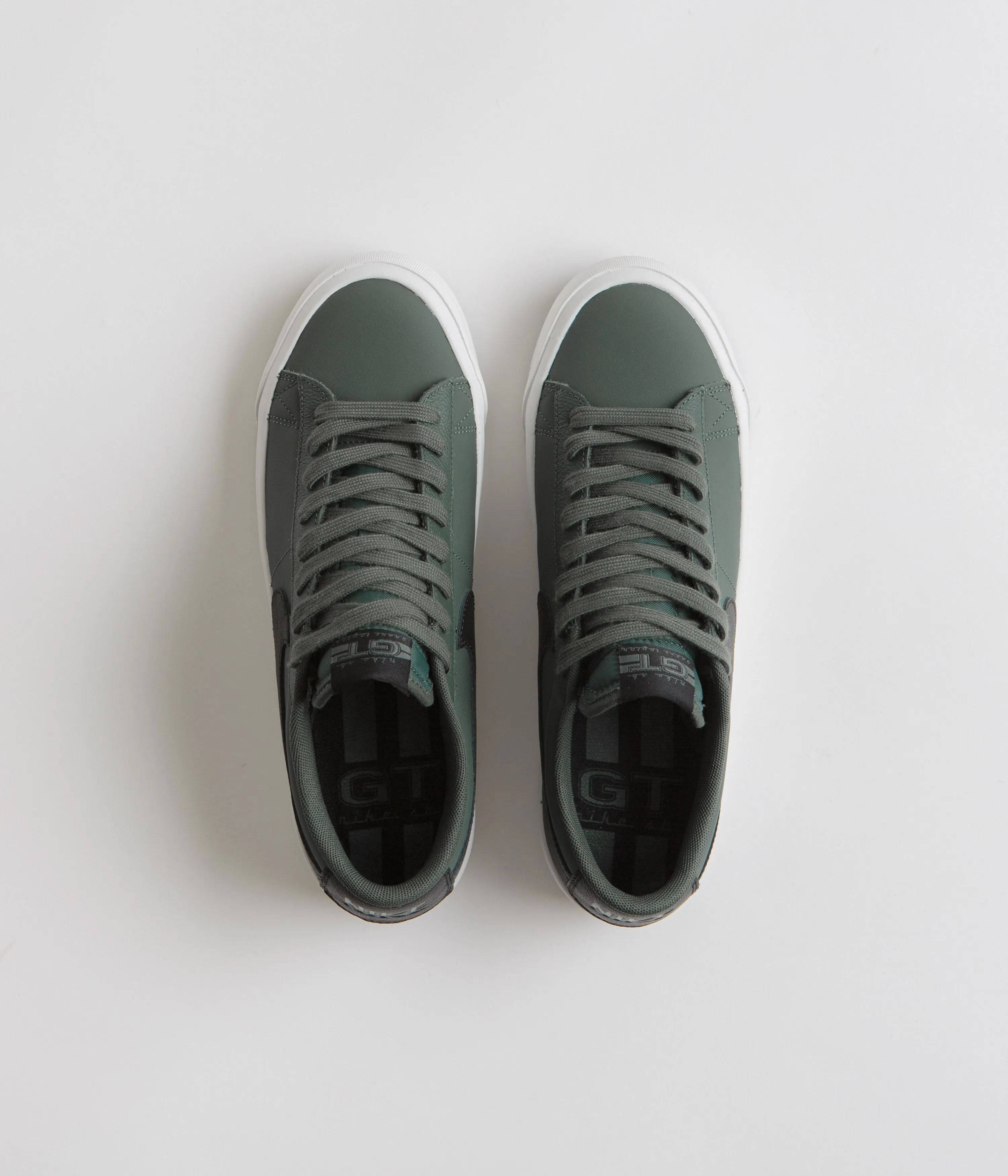 Nike SB Blazer Low Pro GT Shoes - Vintage Green / Black - Vintage Green