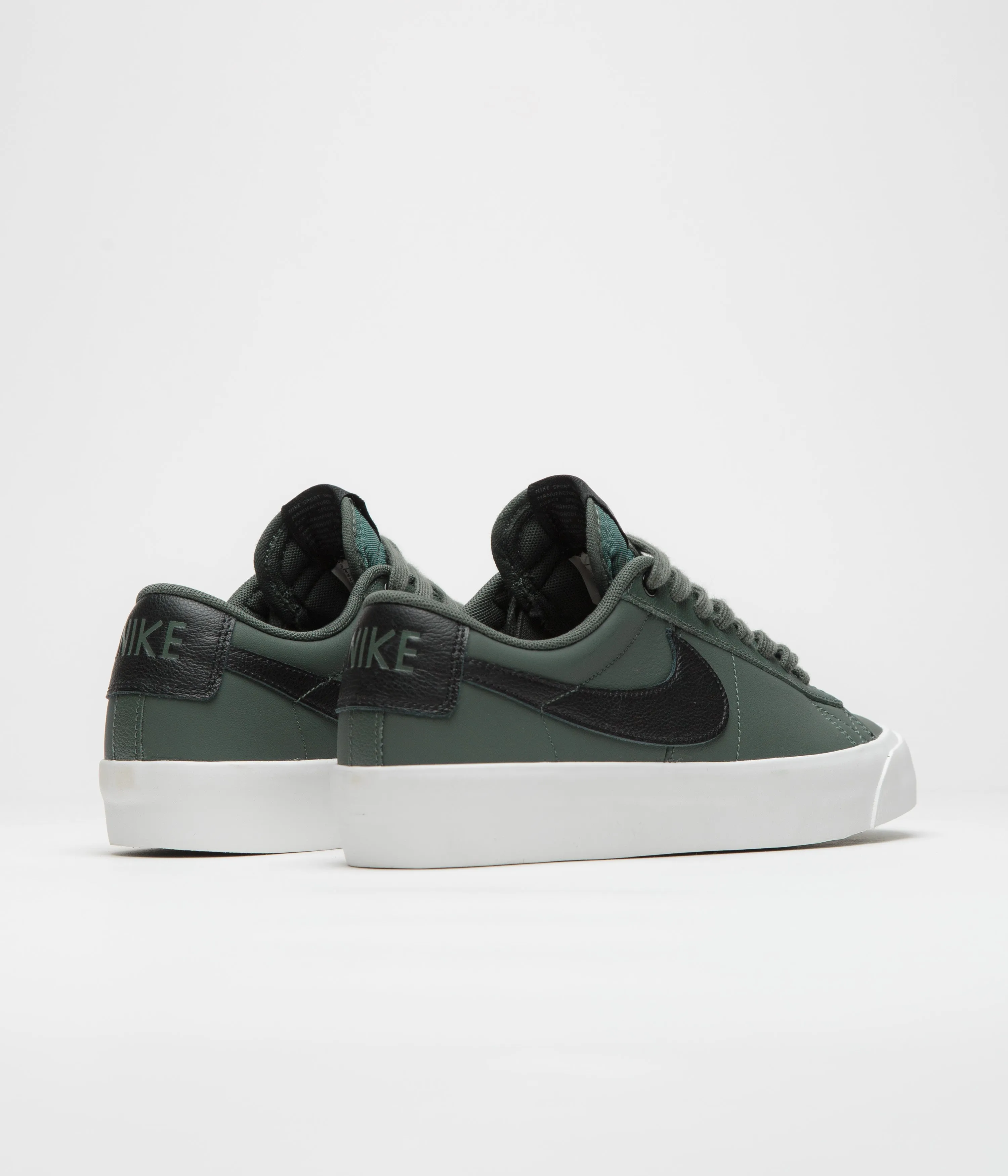 Nike SB Blazer Low Pro GT Shoes - Vintage Green / Black - Vintage Green