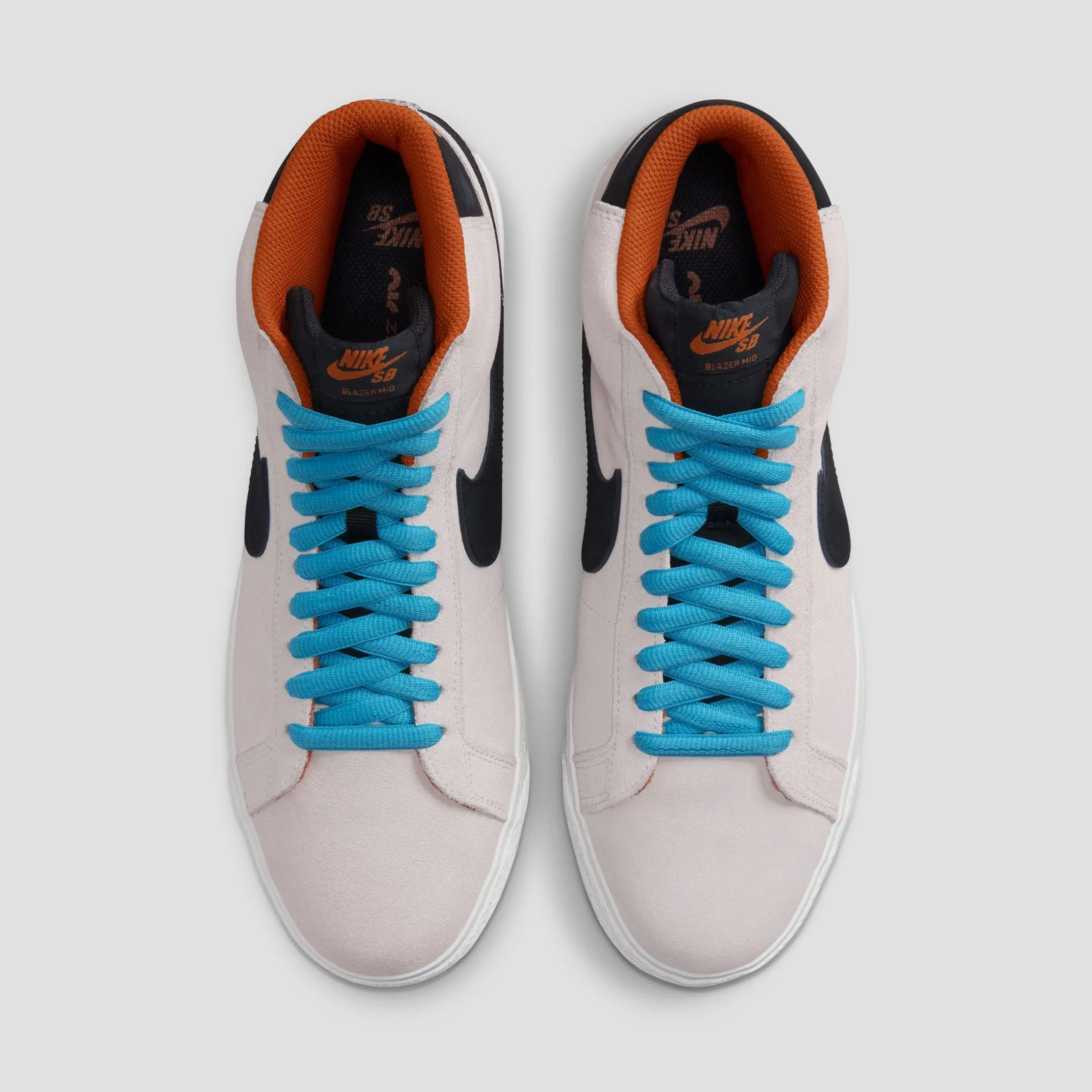 Nike SB Electric Pack Zoom Blazer Mid Electric Skate Shoes Phantom / Black Monarch / Summit White