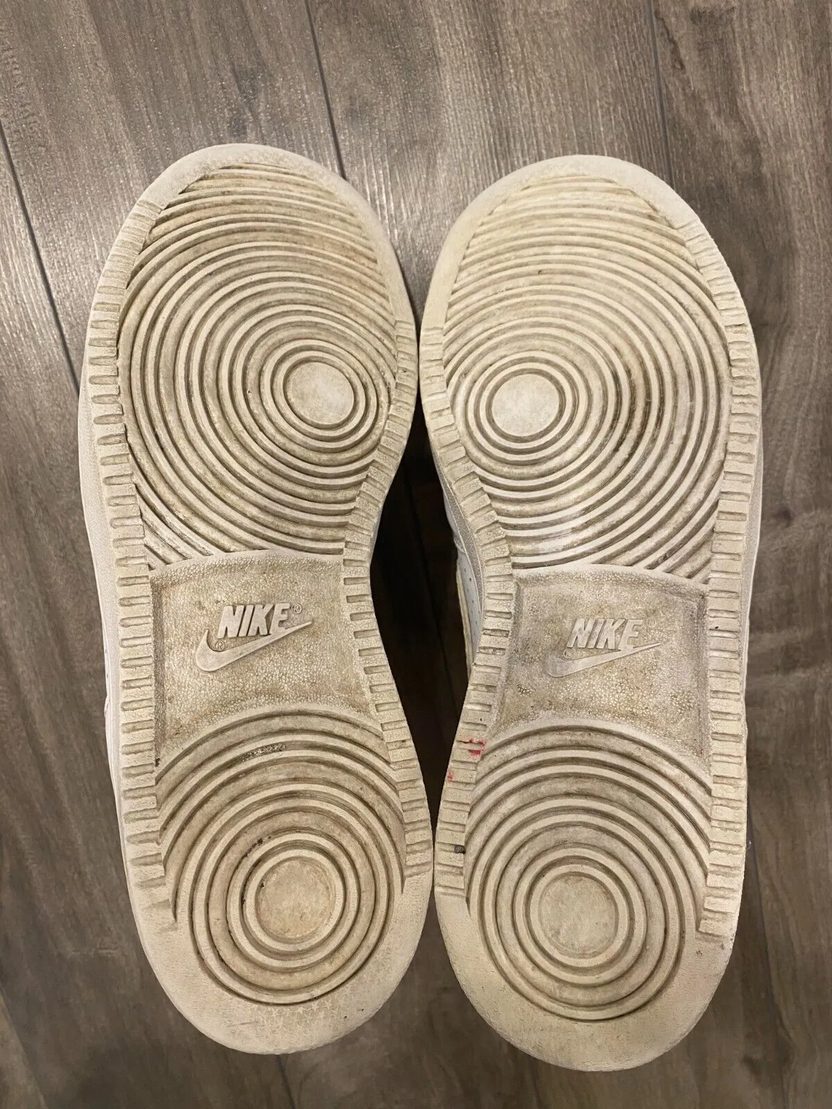 Nike Son Of Force Mid Shoes Womens Size 10 Triple White Sneaker 616303-115