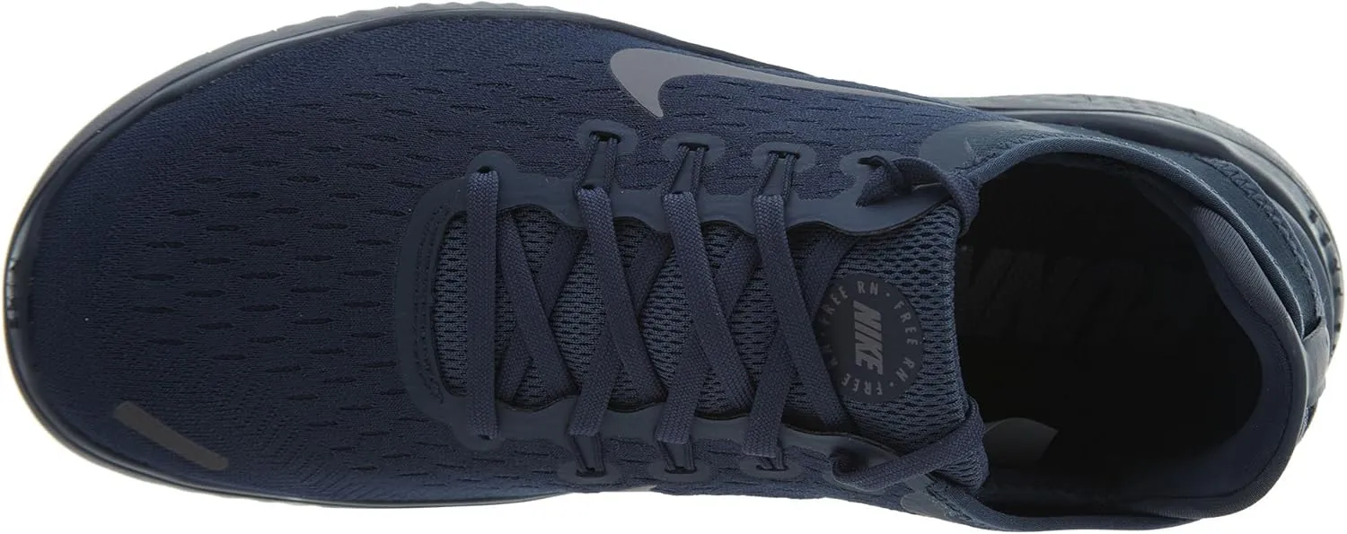 Nike Women's Free RN 2018 Black/White Running Shoe 7 US