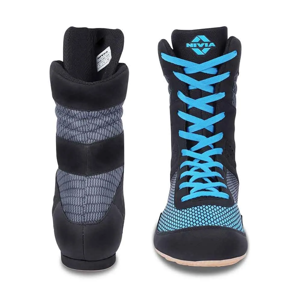 Nivia Boxing Shoes Blue
