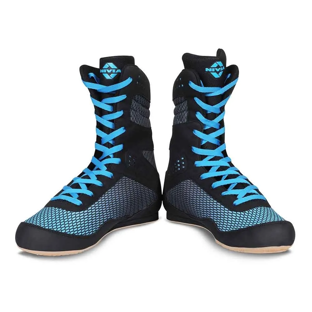 Nivia Boxing Shoes Blue
