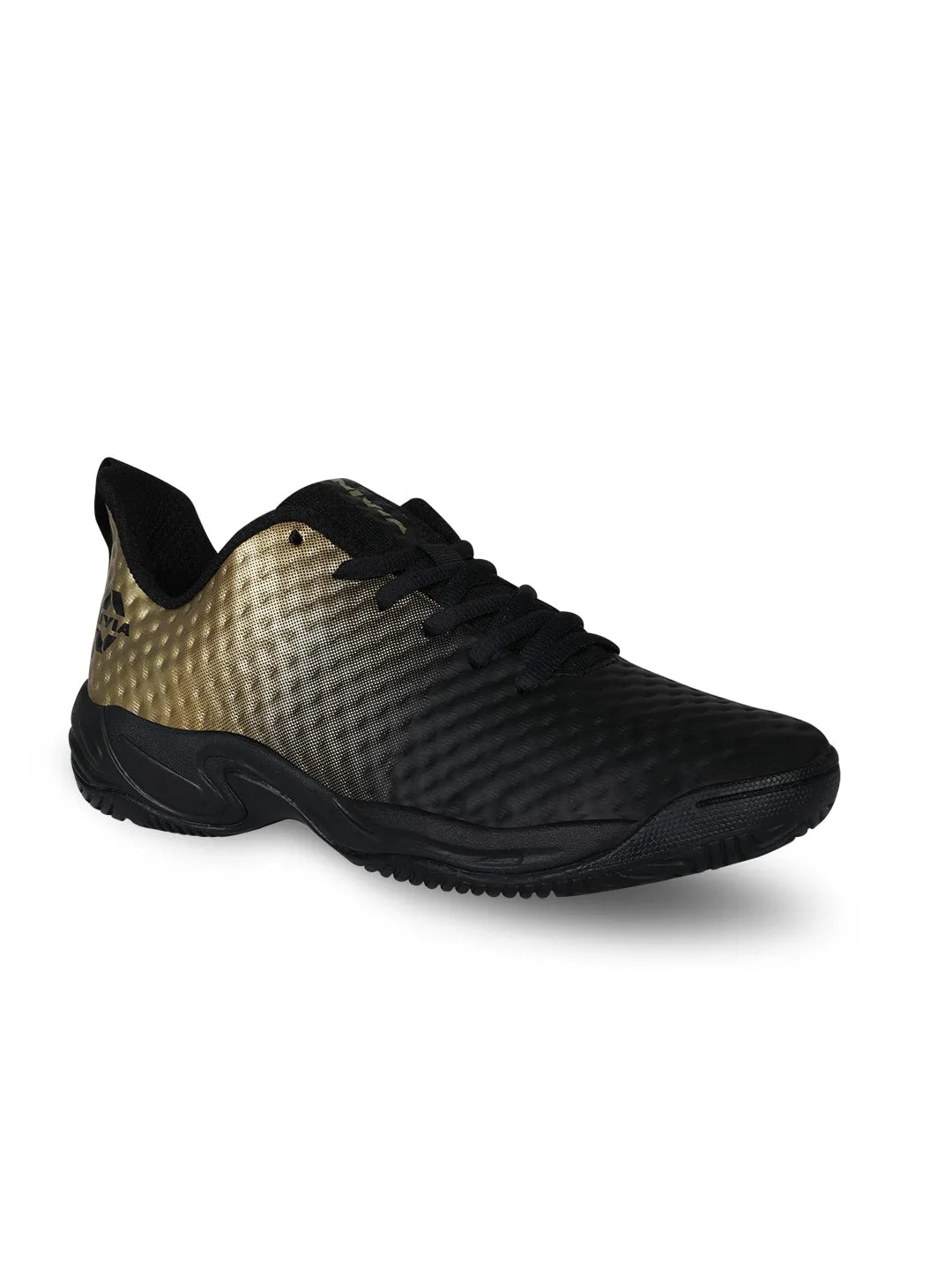 NIVIA Power Smash Tennis Shoes (Black/Bronze)