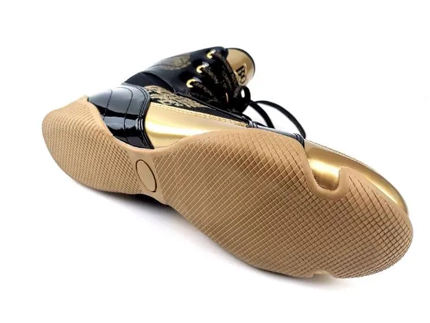 NO BOXING NO LIFE BOXING SHOES BOOTS Eur 35-45 Black Gold