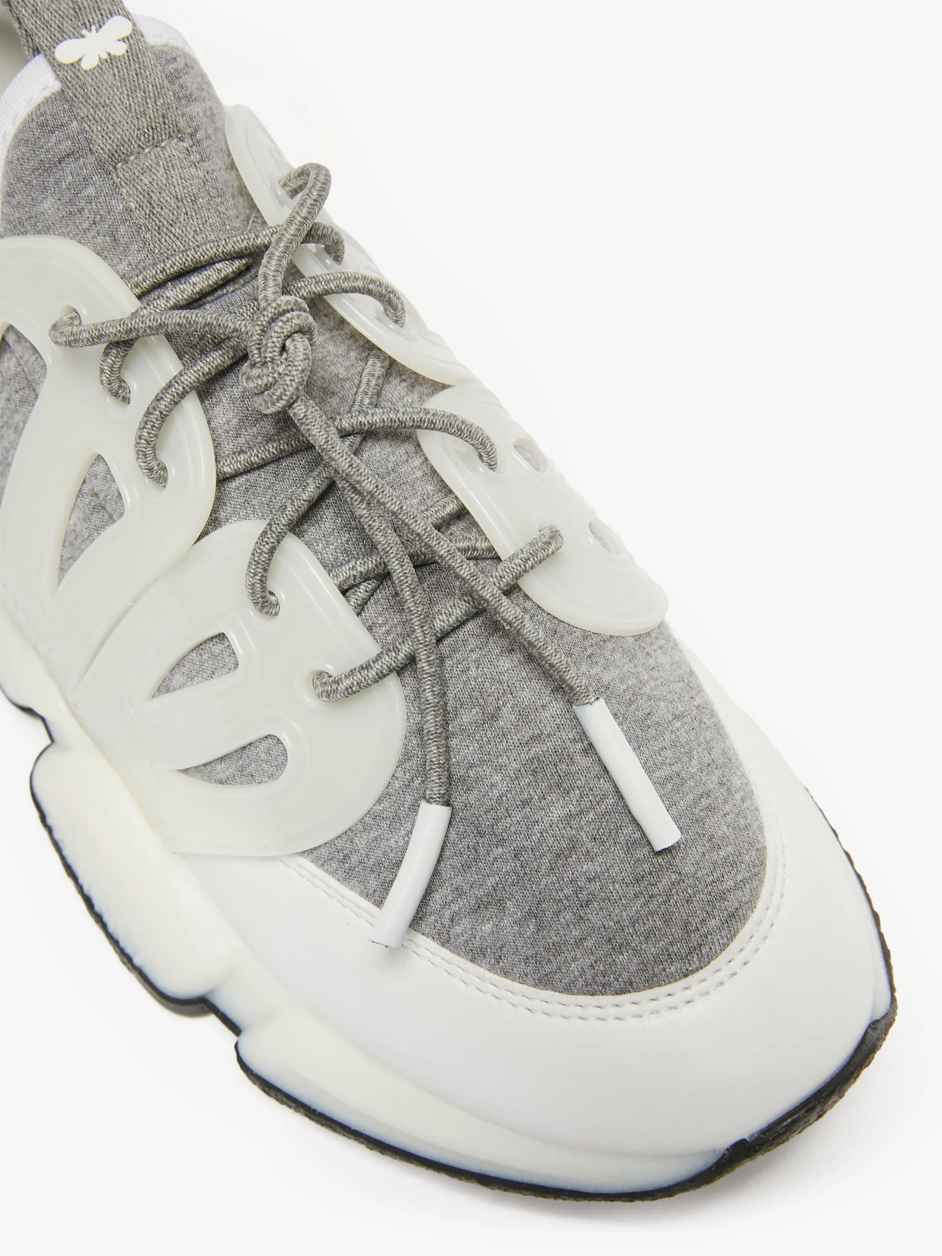 Nylon and jersey sneakers