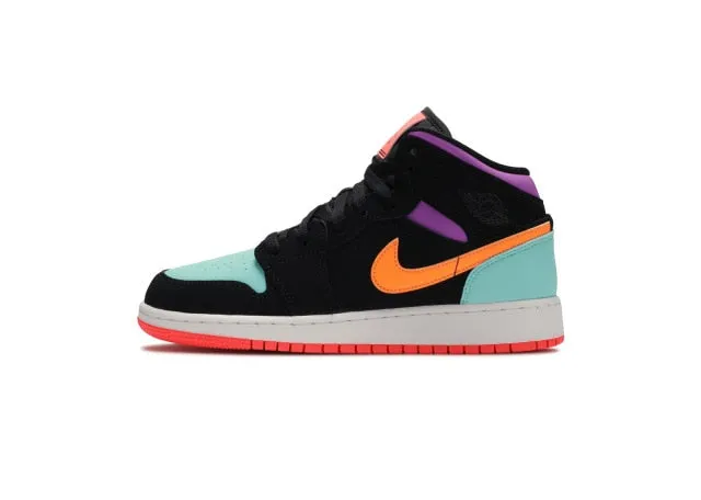 Original auténtico  Air Jordan Retro 1 de OG Bio hackear AJ1 hombres zapatos mujeres zapatillas de baloncesto air jordan 1 r