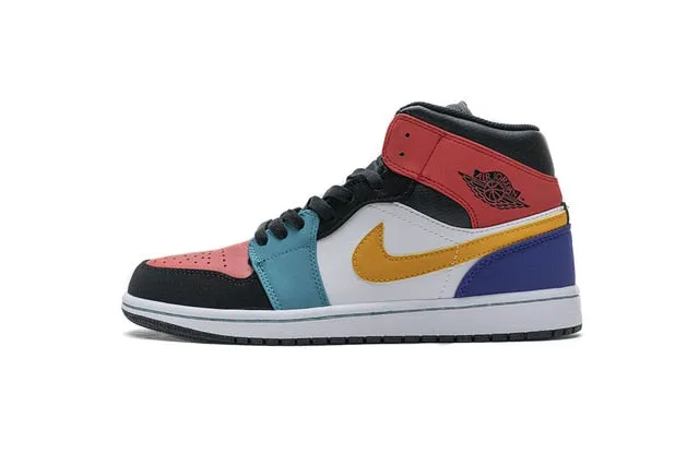 Original auténtico  Air Jordan Retro 1 de OG Bio hackear AJ1 hombres zapatos mujeres zapatillas de baloncesto air jordan 1 r
