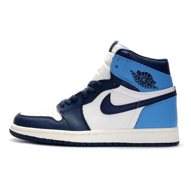 Original auténtico  Air Jordan Retro 1 de OG Bio hackear AJ1 hombres zapatos mujeres zapatillas de baloncesto air jordan 1 r
